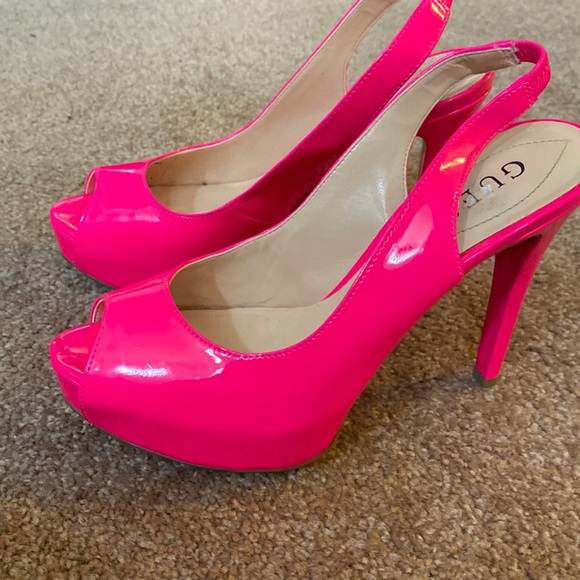 Guess shoes pink heel Clearance